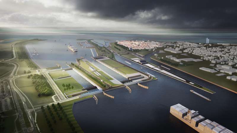 Nieuwe Sluis Terneuzen (NST) Landscape Plan, Terneuzen